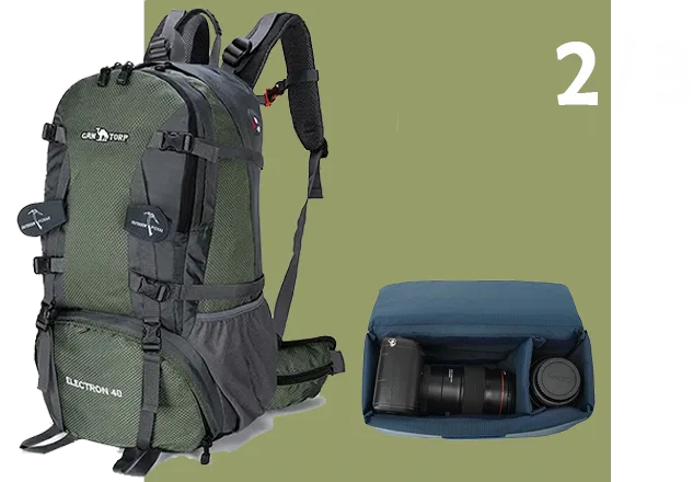 slider22 camera bag hiking backpack