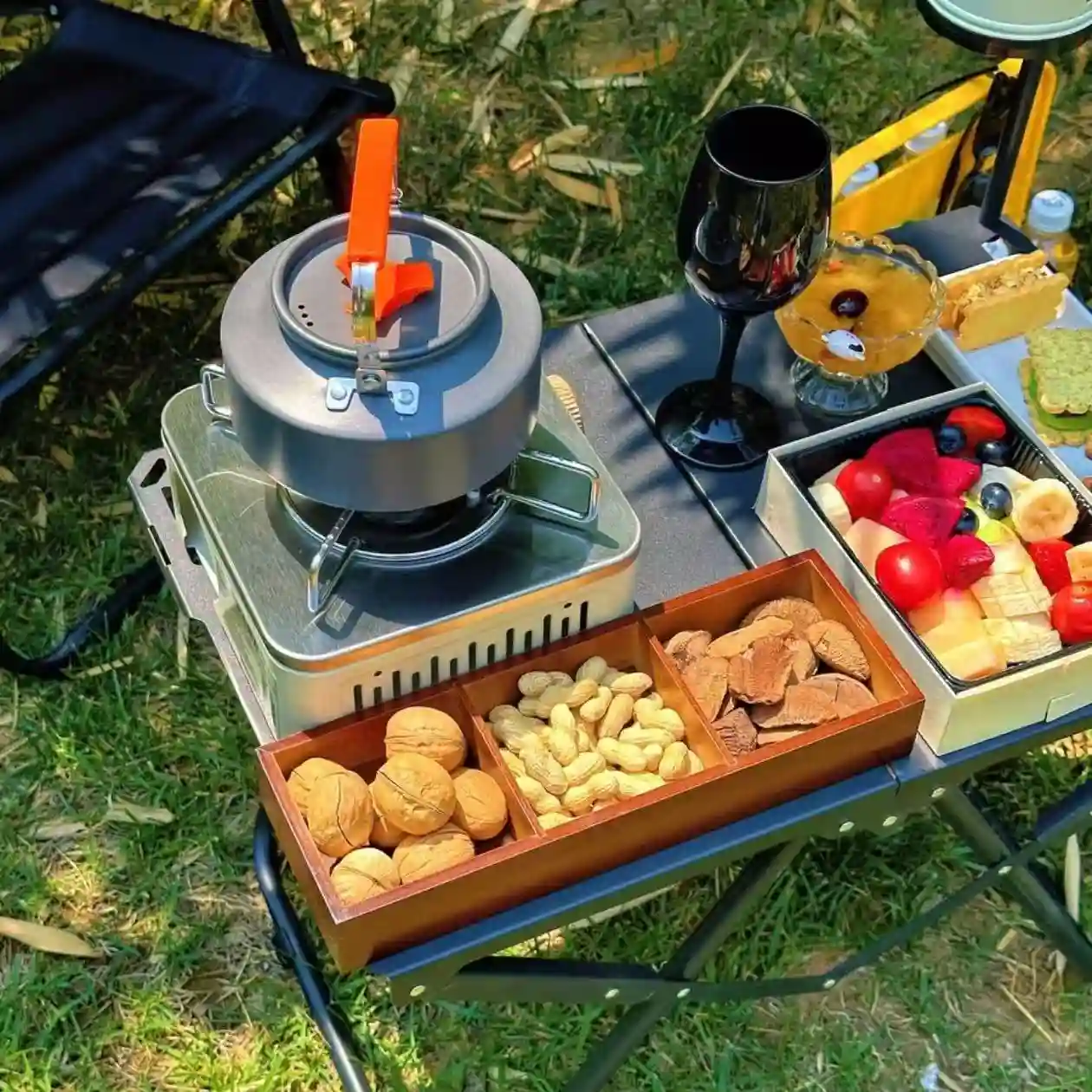 Foldable multifunctional camping picnic table Portable tactical table