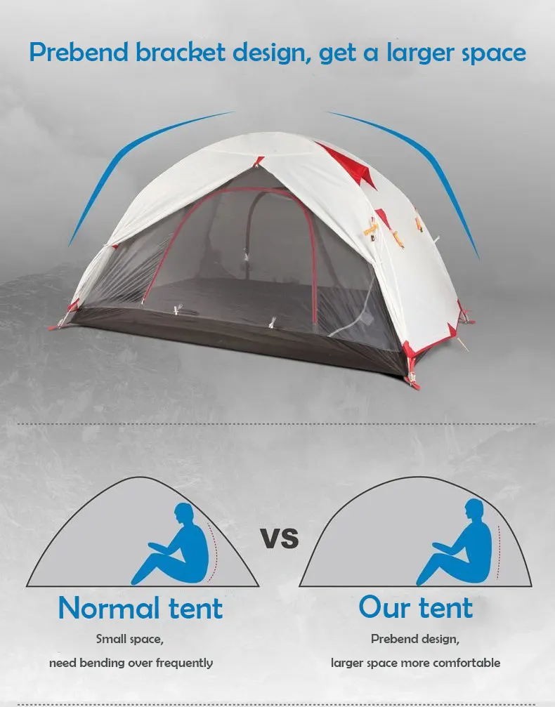 Ultralight camping hiking tent best advantage large space