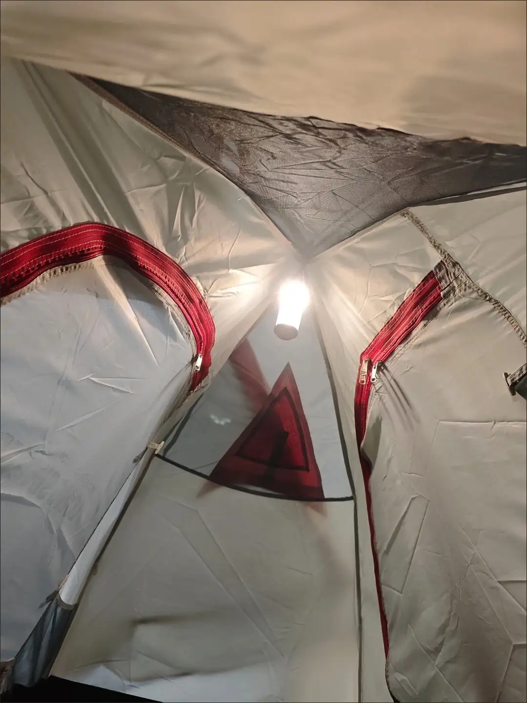 Ultralight camping white tent 1 Person 4 Season feedback inner