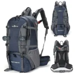 best backpack for hiking, travel waterproof backpack, camera bag, hiking rucksack,hydration water backpack - blue