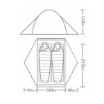 camping tent size T23001