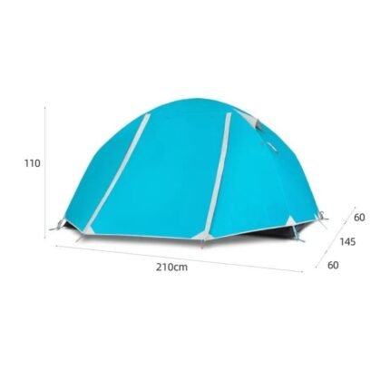 ultra light camping tent 2 person 3 seaon blue