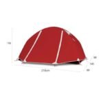 ultra light camping tent 2 person 3 seaon red