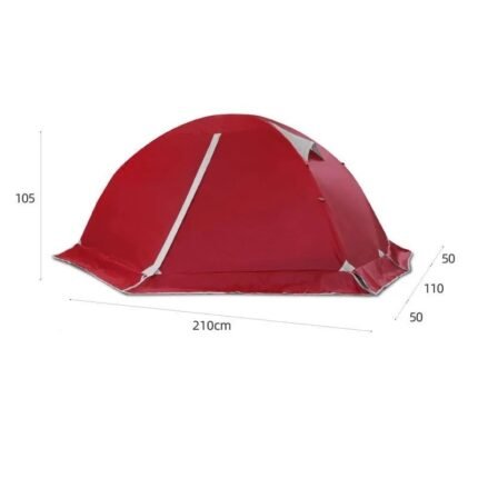 ultra light camping tent 4 seaon red