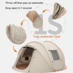 best instant camping tent automatic pop up tent portable waterproof camping tent, fully automatic tent for sale