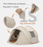 best instant camping tent automatic pop up tent portable waterproof camping tent, fully automatic tent for sale