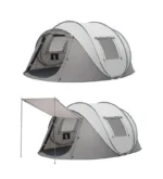 best instant camping tent automatic pop up tent portable waterproof camping tent for sale - gray