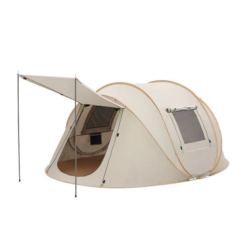instant camping tent automatic pop up tent portable waterproof camping tent for sale - white