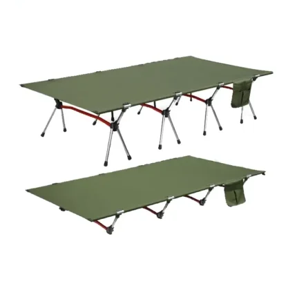 High and low Double-purpose fodable sleeping camping cot bed