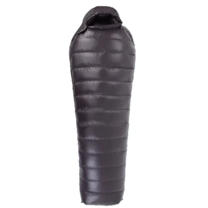 best ultralight waterproof goose down sleeping bag down quilt for camping hiking cold weather - black