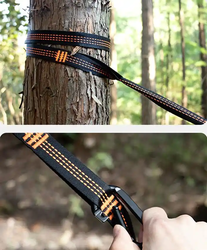 camping backpacking hammock straps
