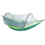hammock with mosquito net camping backpacking hammock double green