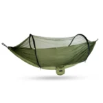 hammock with mosquito net camping backpacking hammock green
