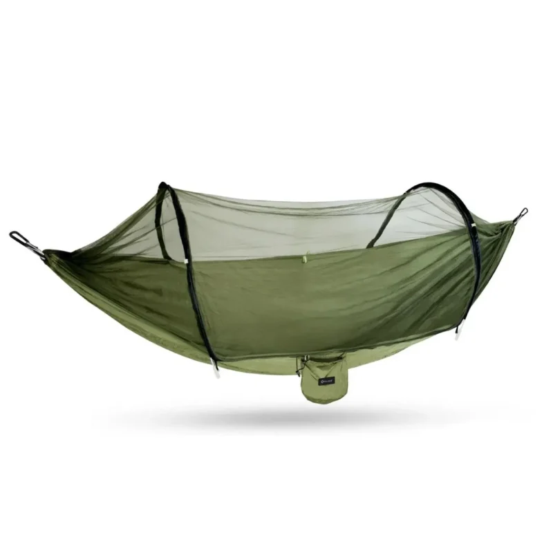 hammock with mosquito net camping backpacking hammock green
