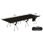 lightweight fodable bed sleeping camping cot for adults black color