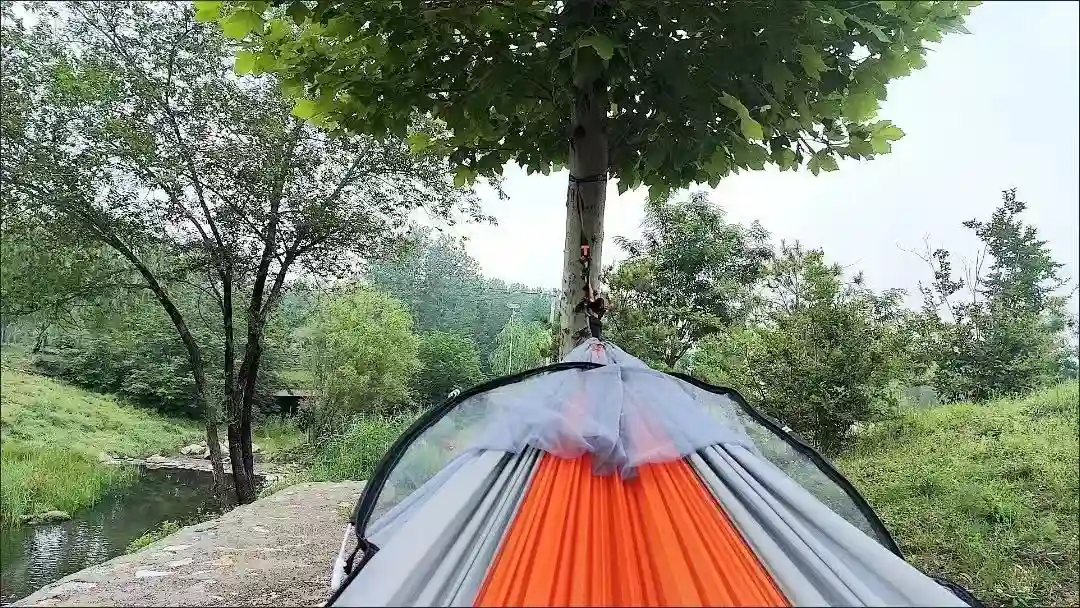 portable camping sleeping hammock with mosquito net