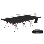 sleeping cot foldable backpacking cot camping bed lightweight camping cot black for sale
